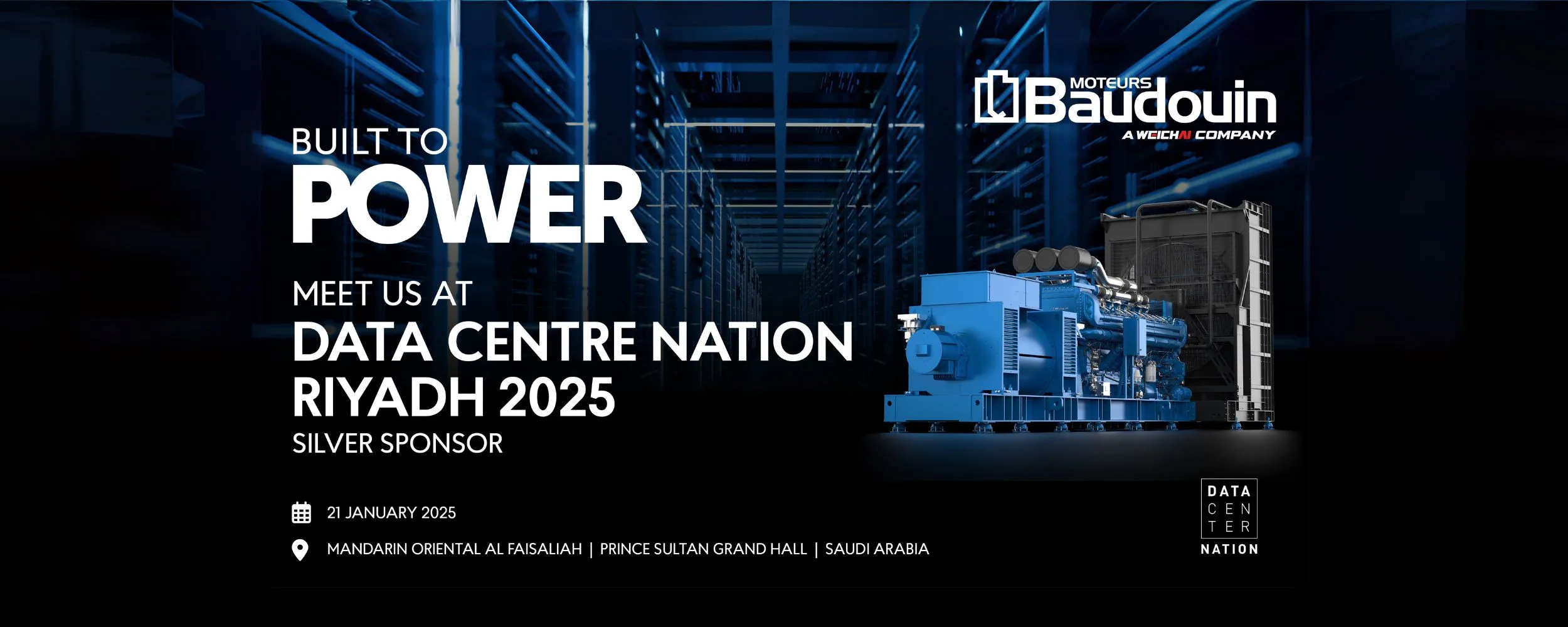 Moteurs Baudouin At Data Center Nation Riyadh Baudouin