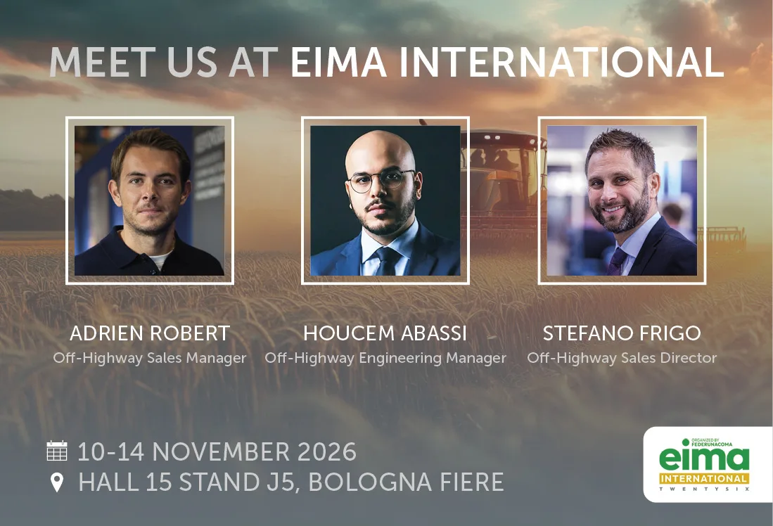 Presentation of the Off-Highway Team, representing Baudouin at EIMA 2026